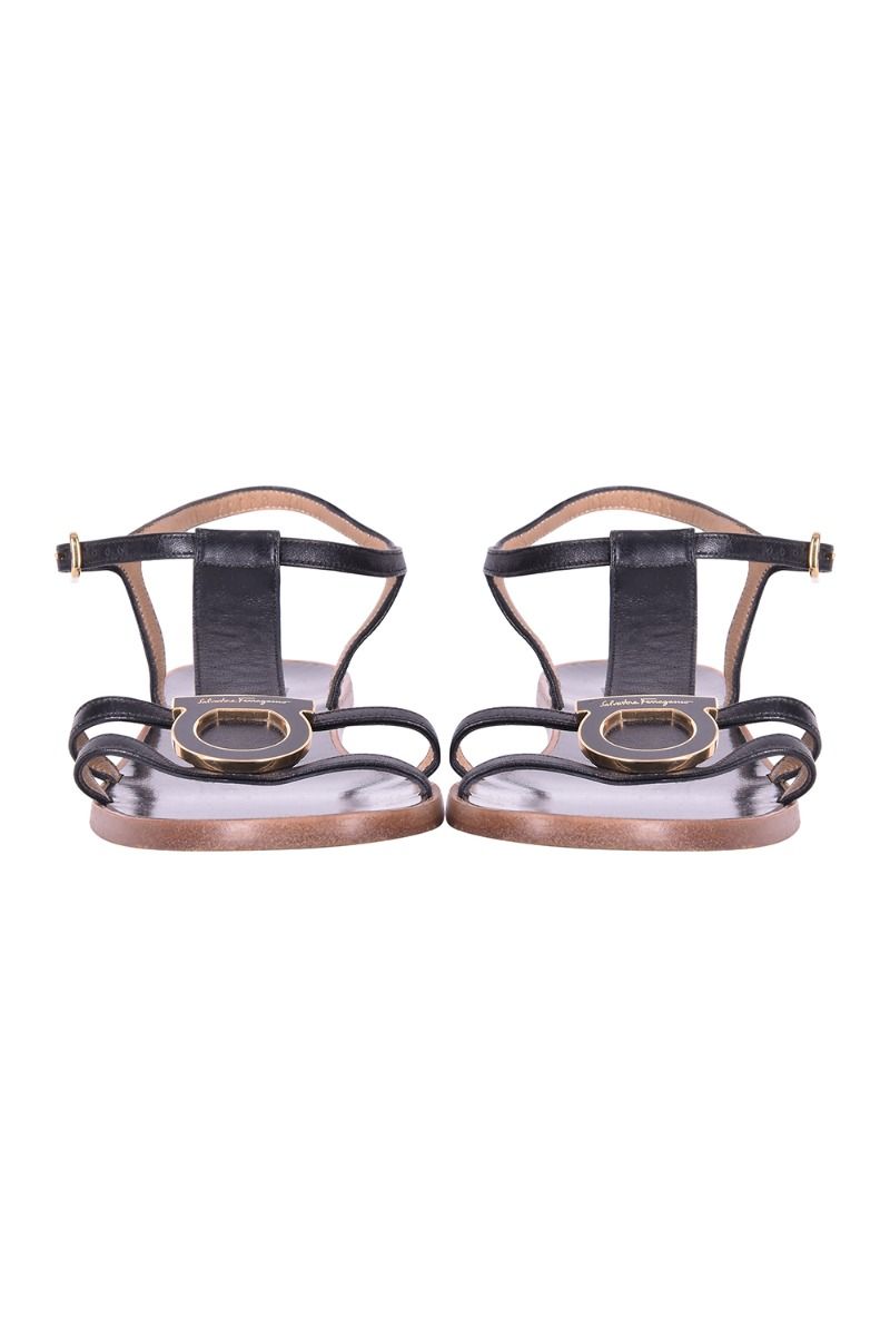 Salvatore ferragamo on sale gancini sandals