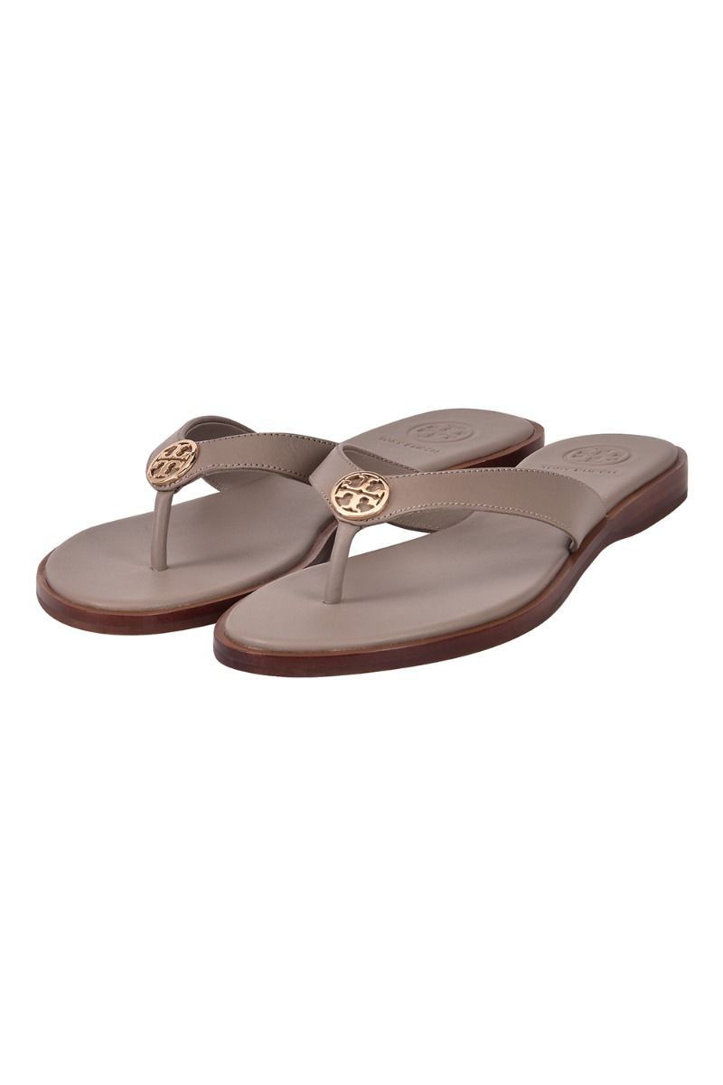 Tory Burch Logo Slippers