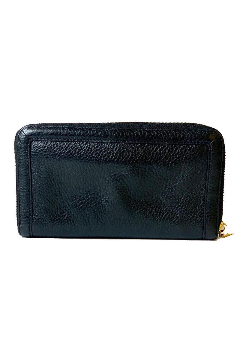 Buy Tory Burch Fleming Soft Zip Continental Wallet | Black Color Women |  AJIO LUXE