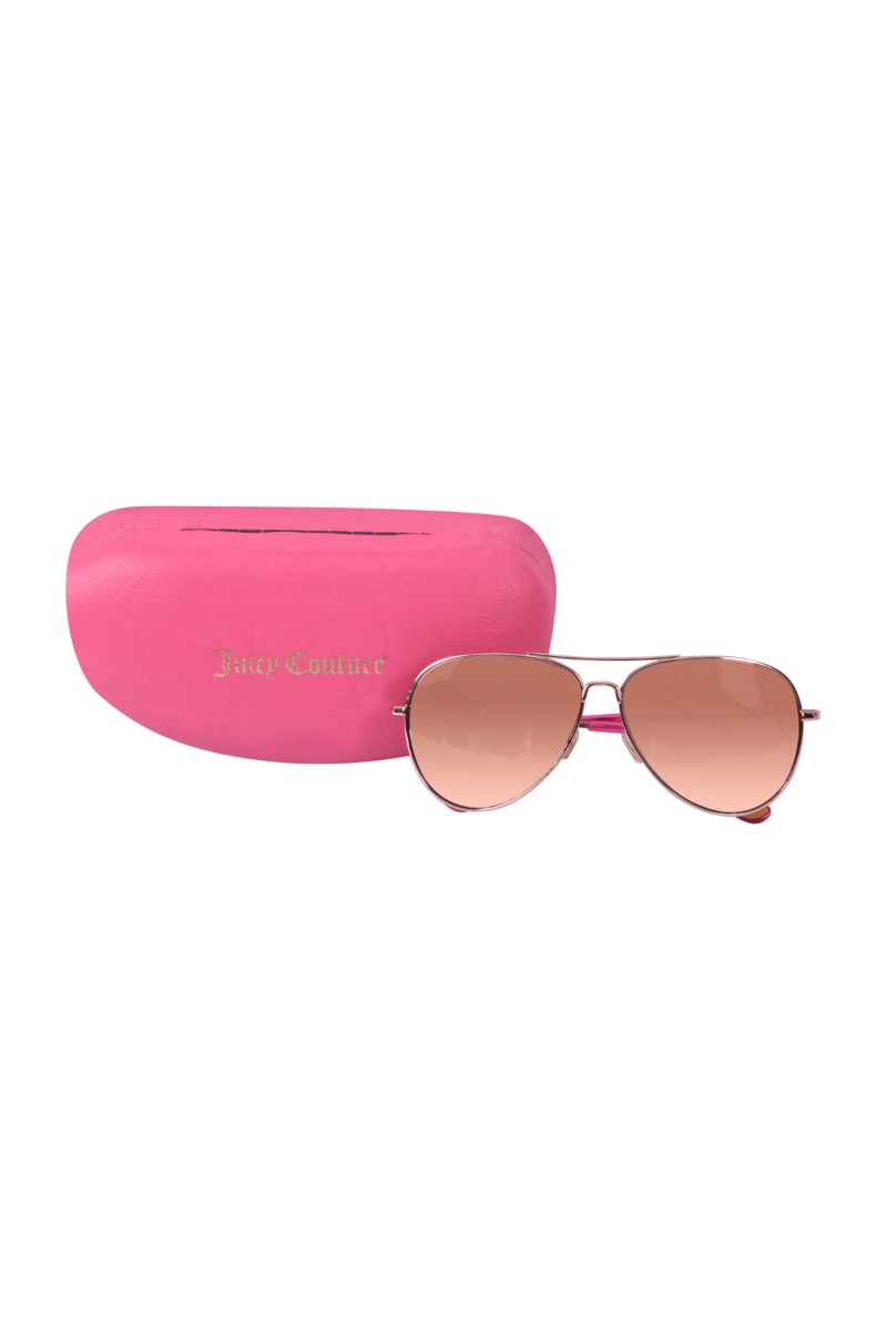 Rose Gold Oversized Grandpa Aviator Tinted Sunglasses with Pink Sunwear  Lenses - Paradise